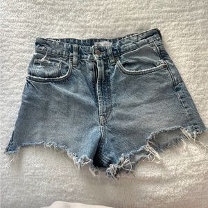 Zara jean shorts